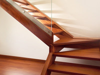 70 Wood Strings & Treads 02 Marretti Stairs Brisbane